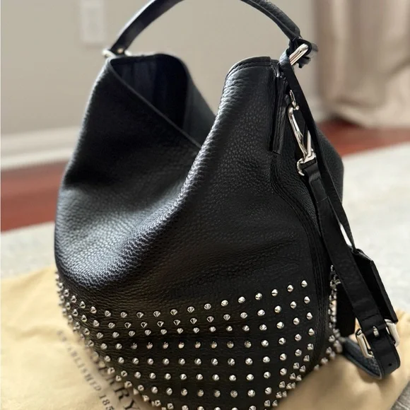 BURBERRY STUDSNEW MEDIUM SUSANNA HOBO BAG - Picture 3 of 14